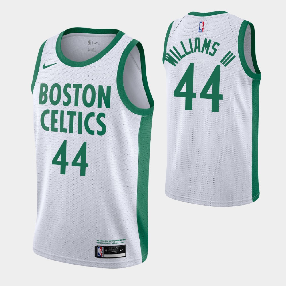 Men's Boston Celtics #44 Robert Williams III 2020-21 White City Edition Swingman Stitched NBA Jersey